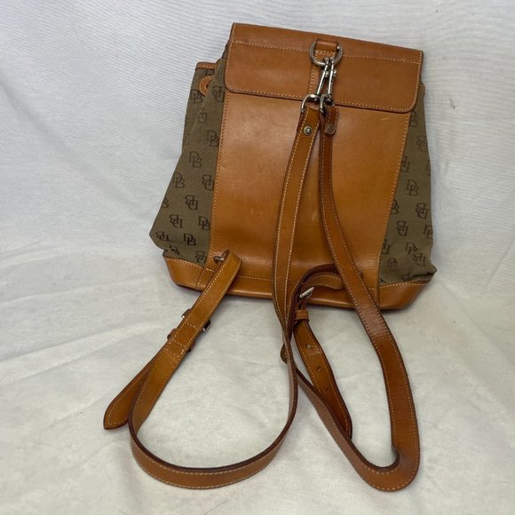Vintage Dooney and Bourke monogram signature backpack - Picture 2 of 5
